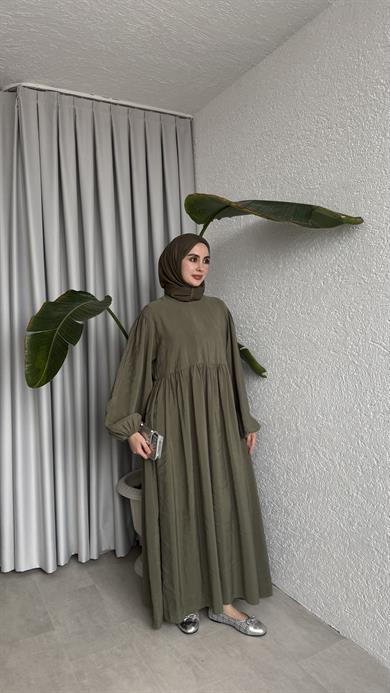 MAVERA CUPRA ELBİSE - HAKİ