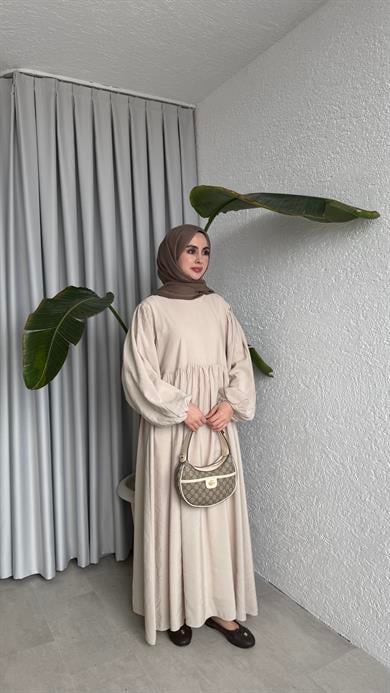 MAVERA CUPRA ELBİSE - TAŞ