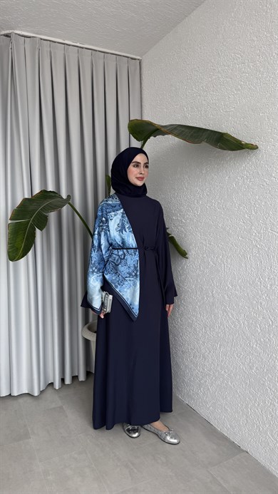 MODAL BASIC ELBİSE - LACİVERT