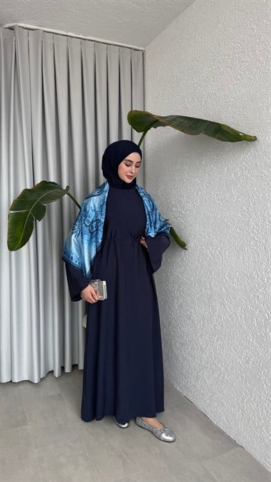 MODAL BASIC ELBİSE - LACİVERT