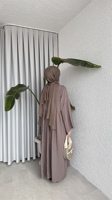 MOON CUPRA ELBİSE - VİZON