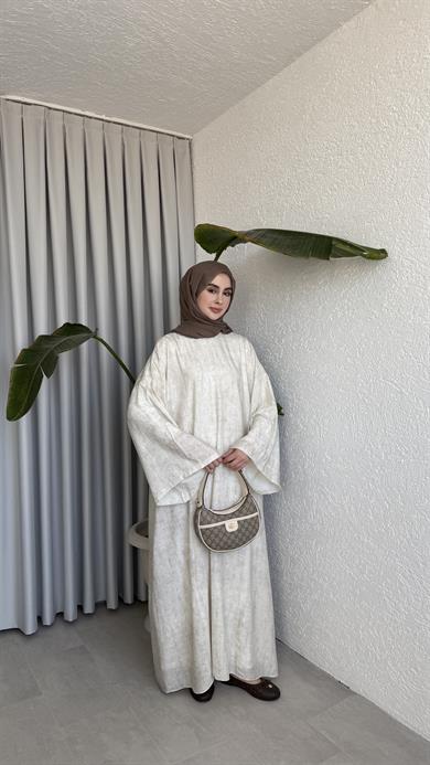 NATURAL ELBİSE - EKRU