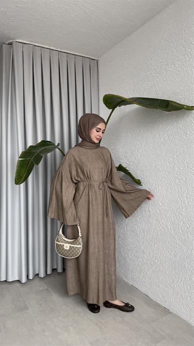 NATURAL ELBİSE - VİZON