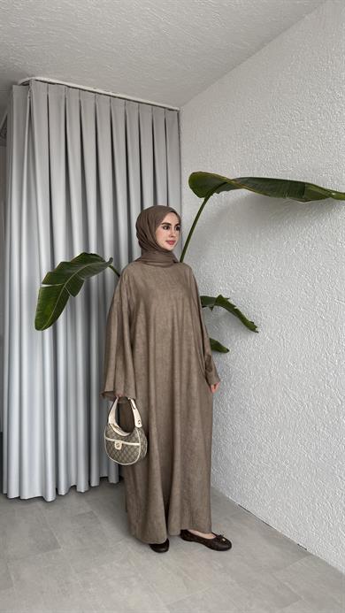 NATURAL ELBİSE - VİZON