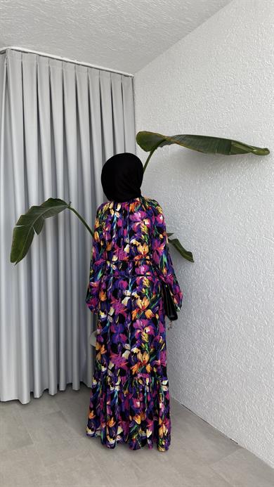 NEON ELBİSE - SİYAH 