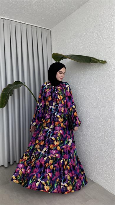 NEON ELBİSE - SİYAH 