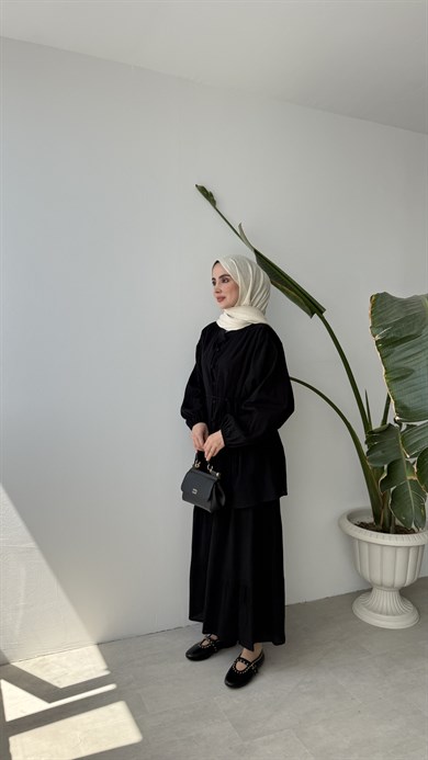 NORA İKİLİ TAKIM - SİYAH