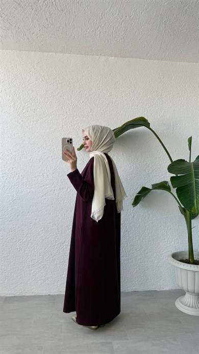 OVERSİZE UZUN RAHAT ELBİSE - BURGANYA