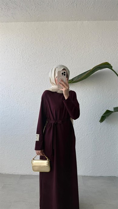 OVERSİZE UZUN RAHAT ELBİSE - BURGANYA