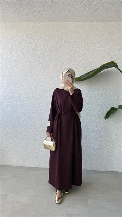 OVERSİZE UZUN RAHAT ELBİSE - BURGANYA