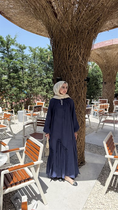 PERLA ELBİSE - LACİVERT 