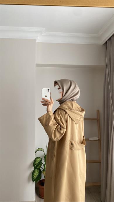 RETRO TRENÇ CAMEL