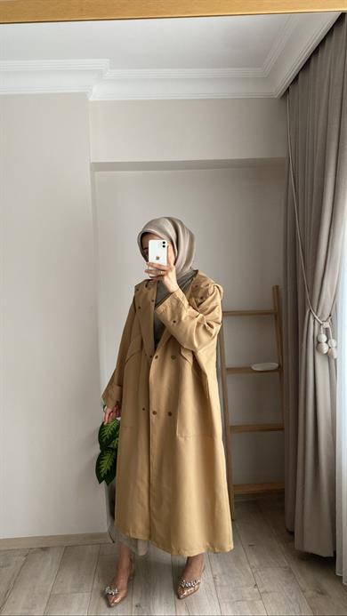 RETRO TRENÇ CAMEL