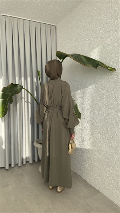 SAKURA CUPRA ELBİSE - HAKİ