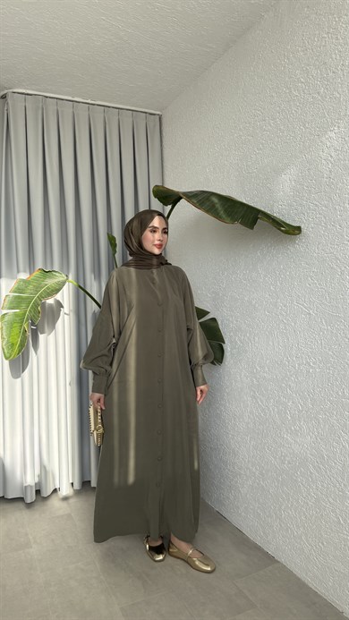 SAKURA CUPRA ELBİSE - HAKİ