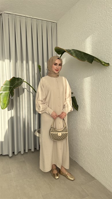 SAKURA CUPRA ELBİSE - TAŞ