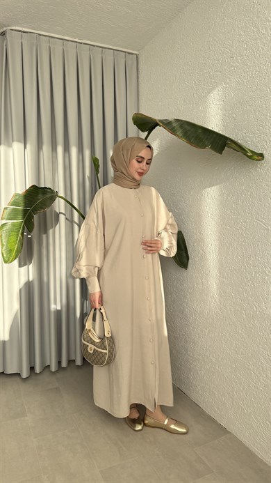 SAKURA CUPRA ELBİSE - TAŞ