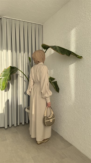 SAKURA CUPRA ELBİSE - TAŞ