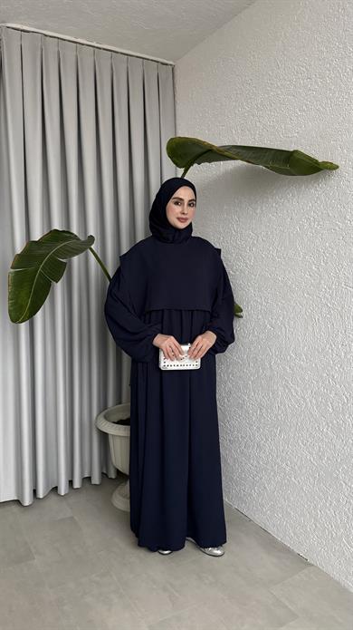SAYE ELBİSE LACİVERT