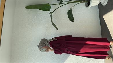 SAYE ELBİSE VİŞNE