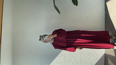 SAYE ELBİSE VİŞNE