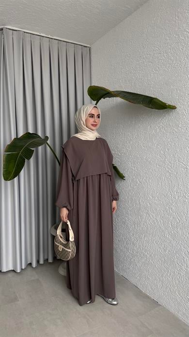 SAYE ELBİSE - VİZON