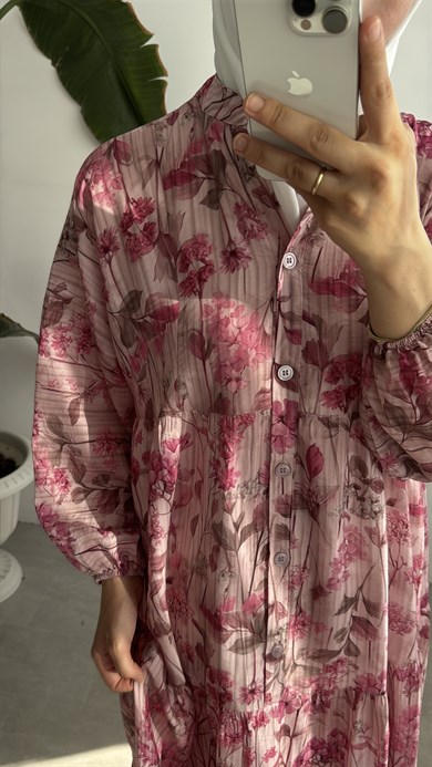 VALERİA ELBİSE - PEMBE