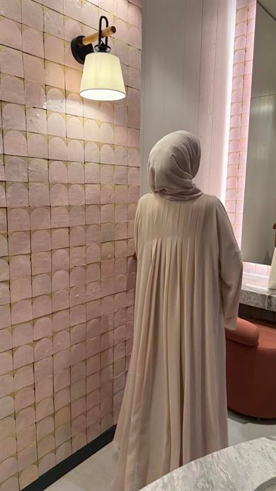 VELORA ABAYA & FERACE - BEJ