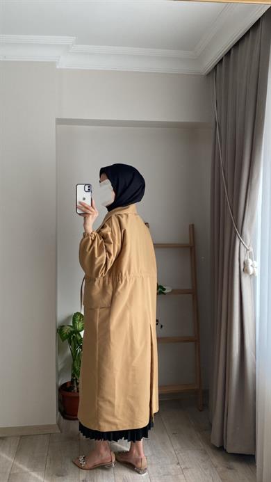 VİYANA TRENÇKOT CAMEL