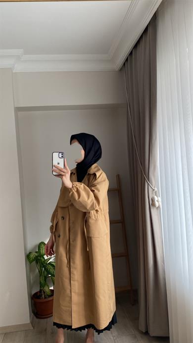 VİYANA TRENÇKOT CAMEL