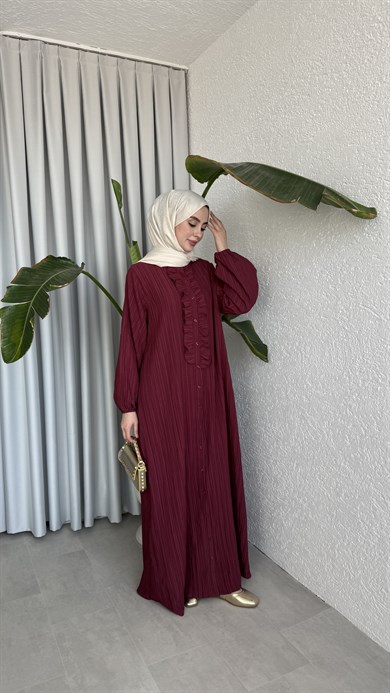 ZARİF ELBİSE VİŞNE