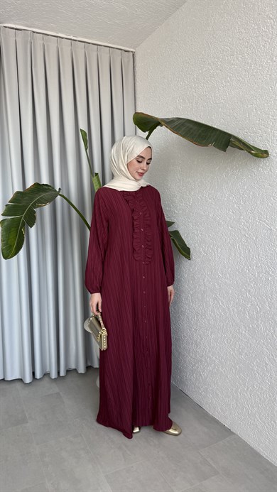 ZARİF ELBİSE VİŞNE