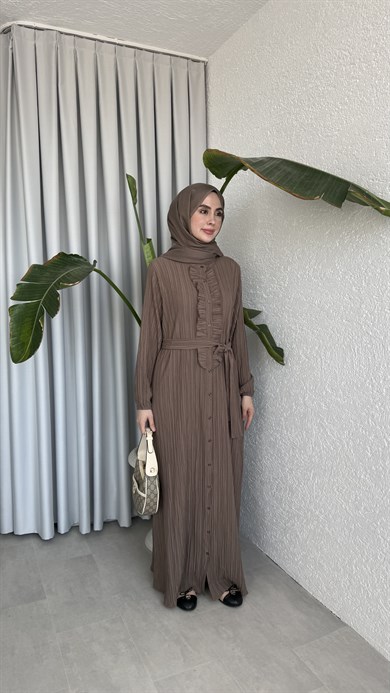 ZARİF ELBİSE VİZON