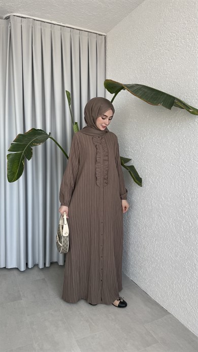 ZARİF ELBİSE VİZON