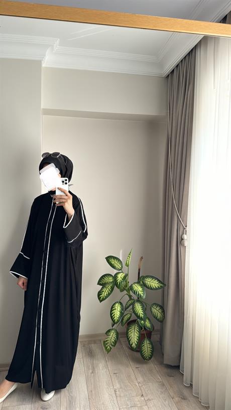 BİYELİ ABAYA SİYAH