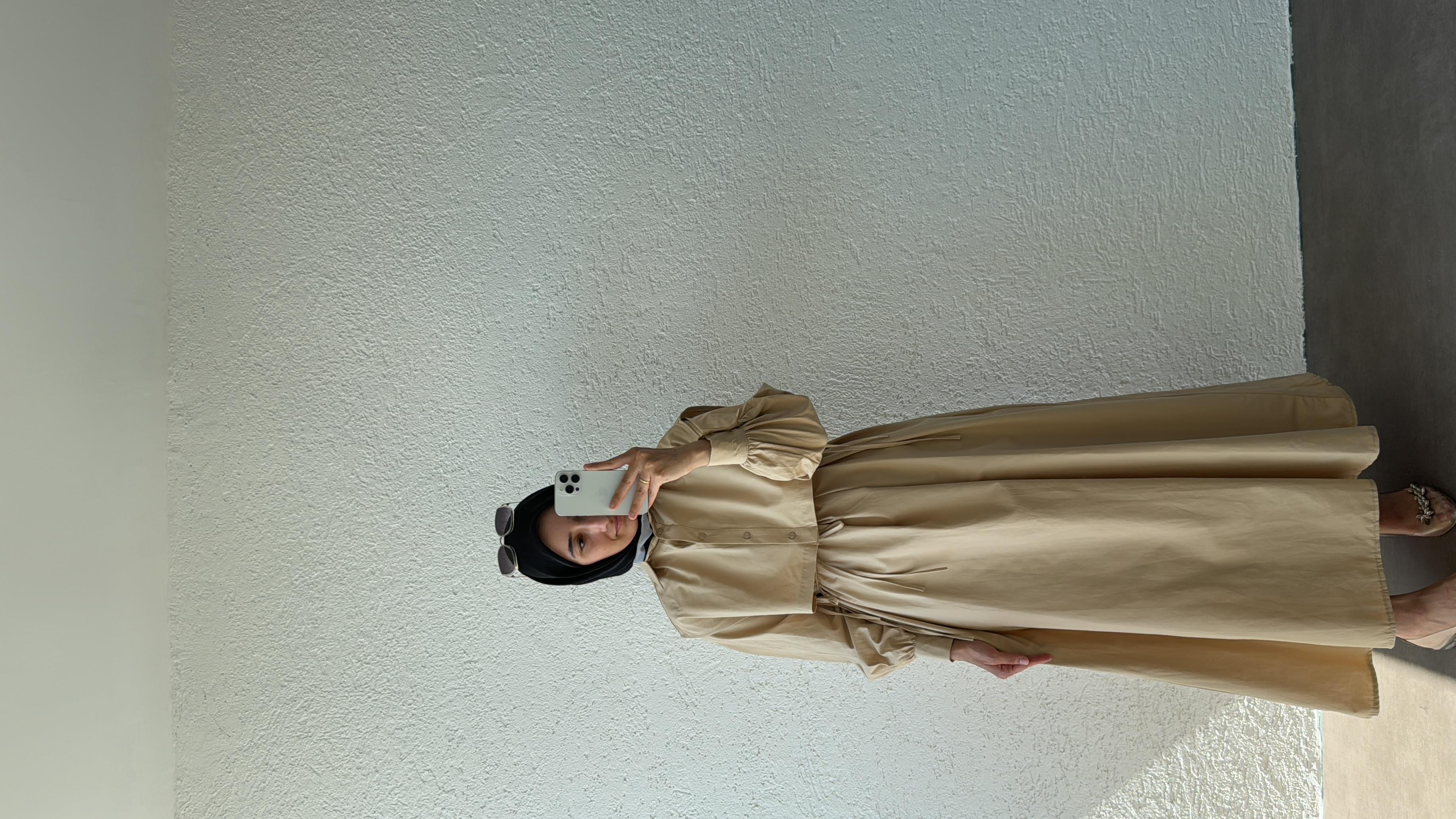 BOLEROLU ELBİSE CAMEL