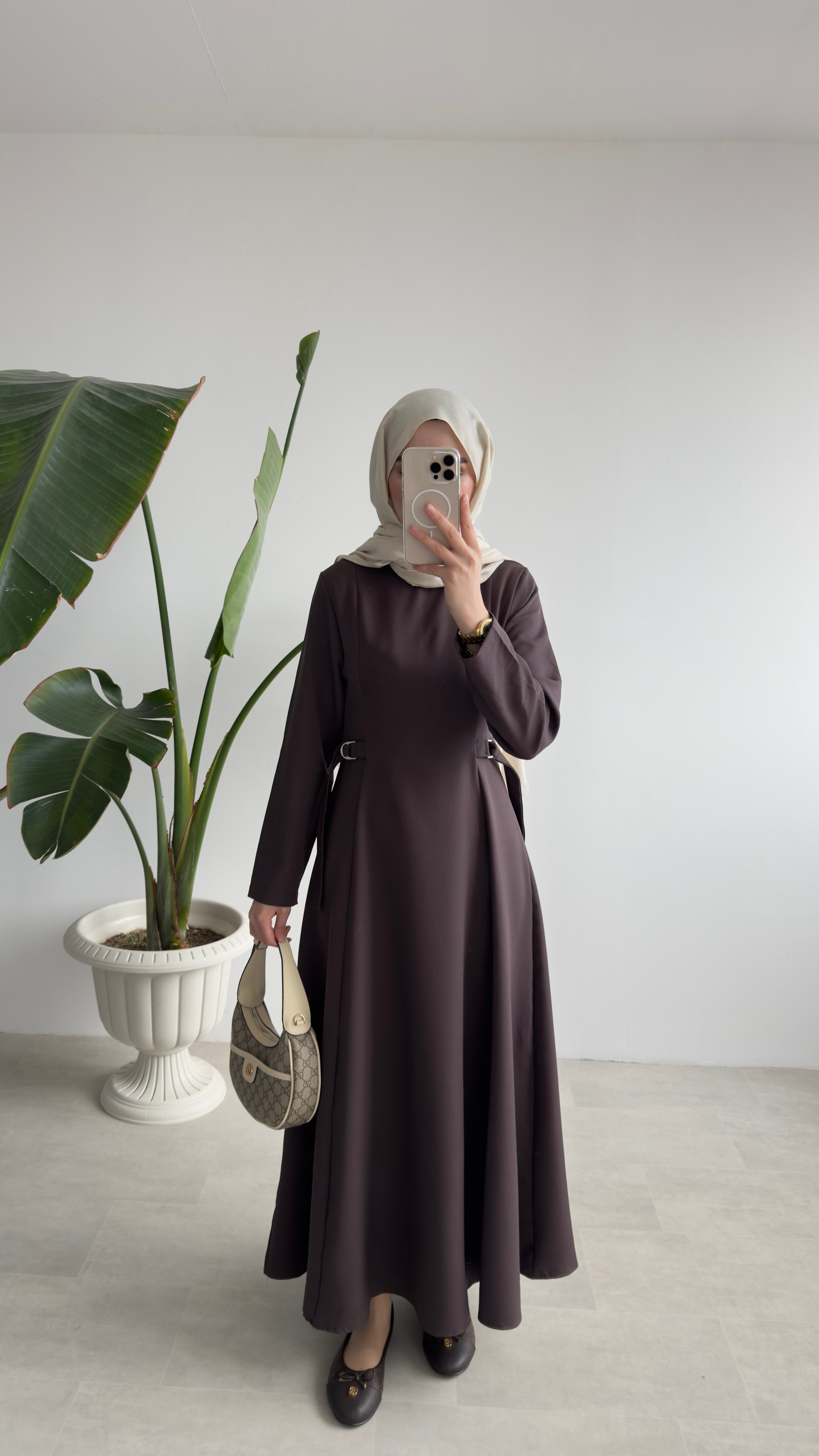 CLEO ELBİSE - ÇİKOLATA