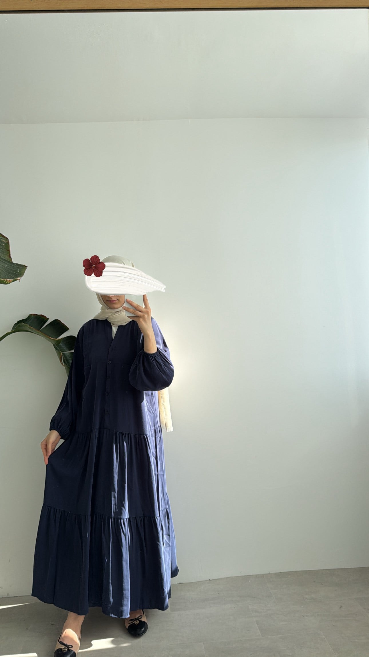 CUPRA KAT KAT ELBİSE - LACİVERT