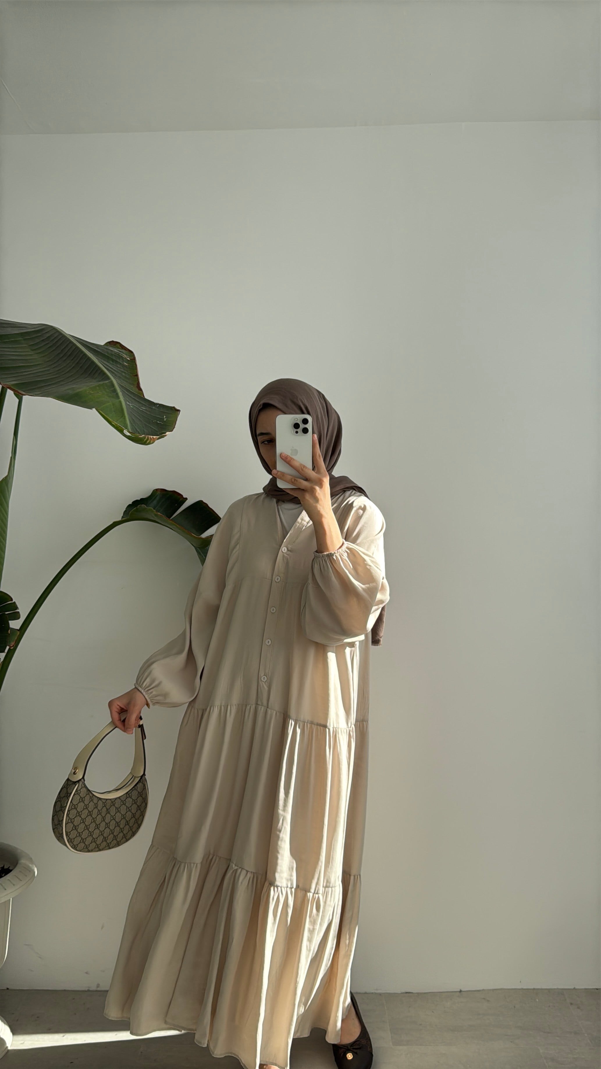 CUPRA KAT KAT ELBİSE - TAŞ