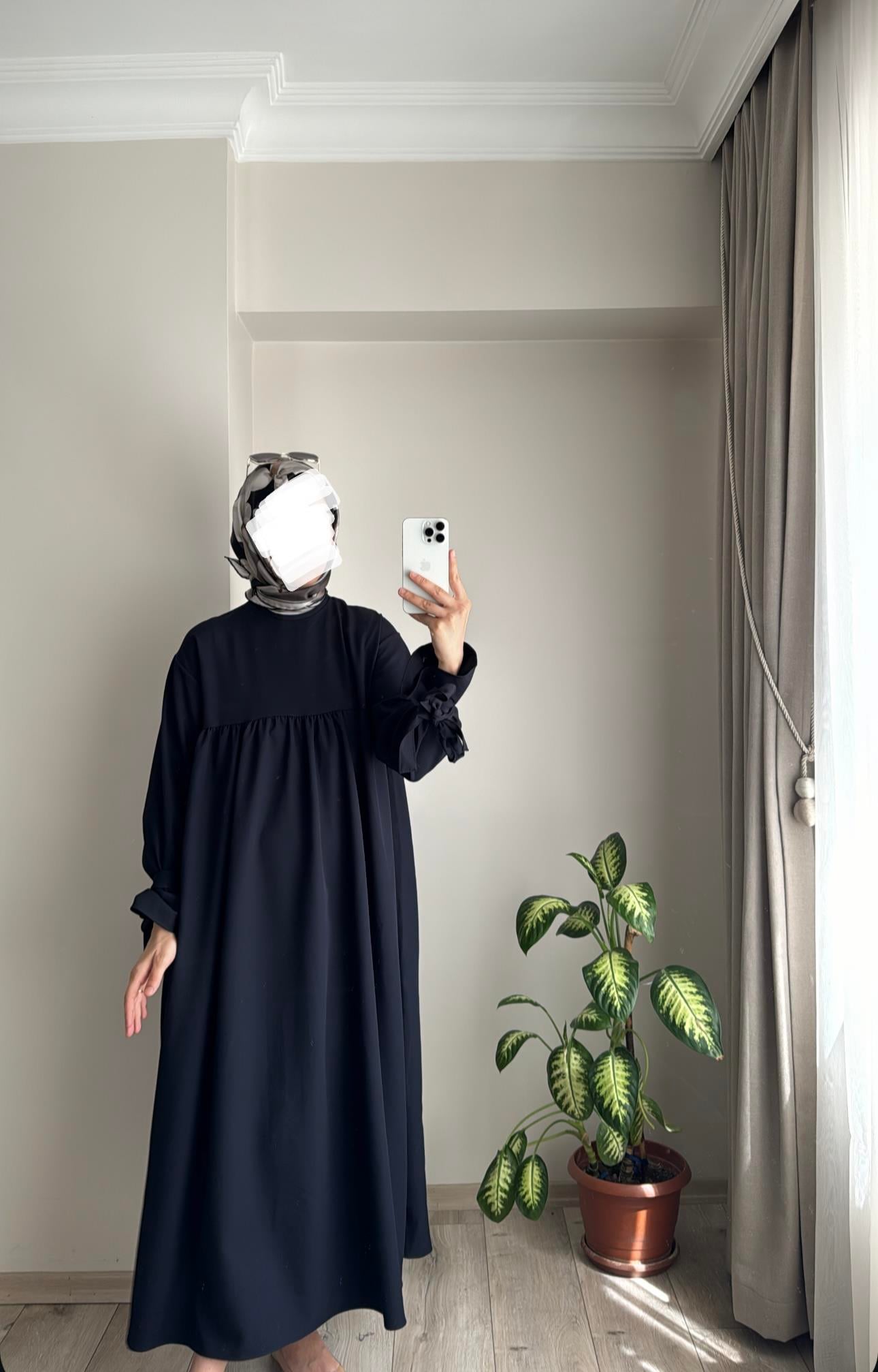 DOHA ELBİSE - LACİVERT