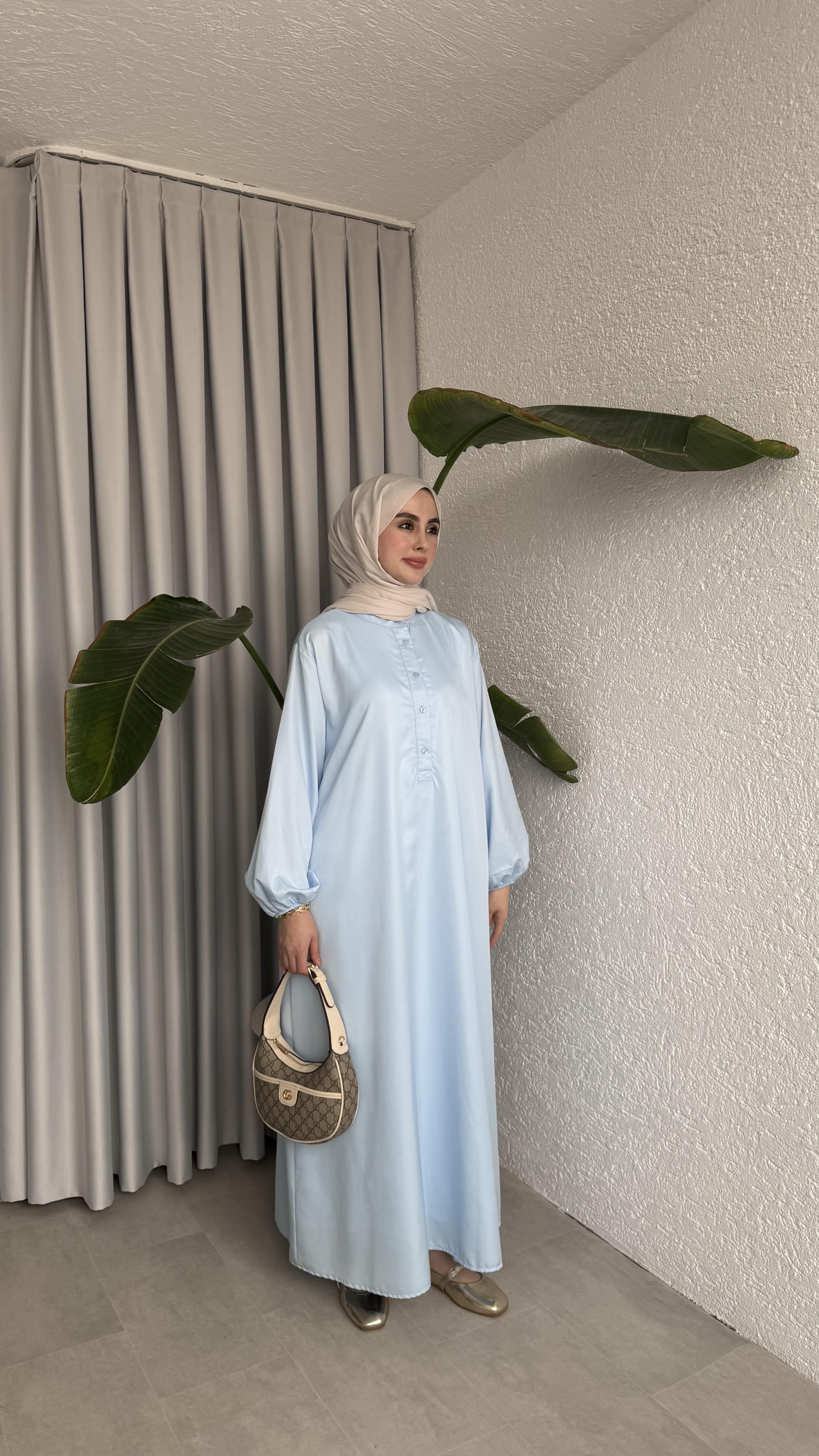 EMNA ELBİSE - BEBE MAVİSİ