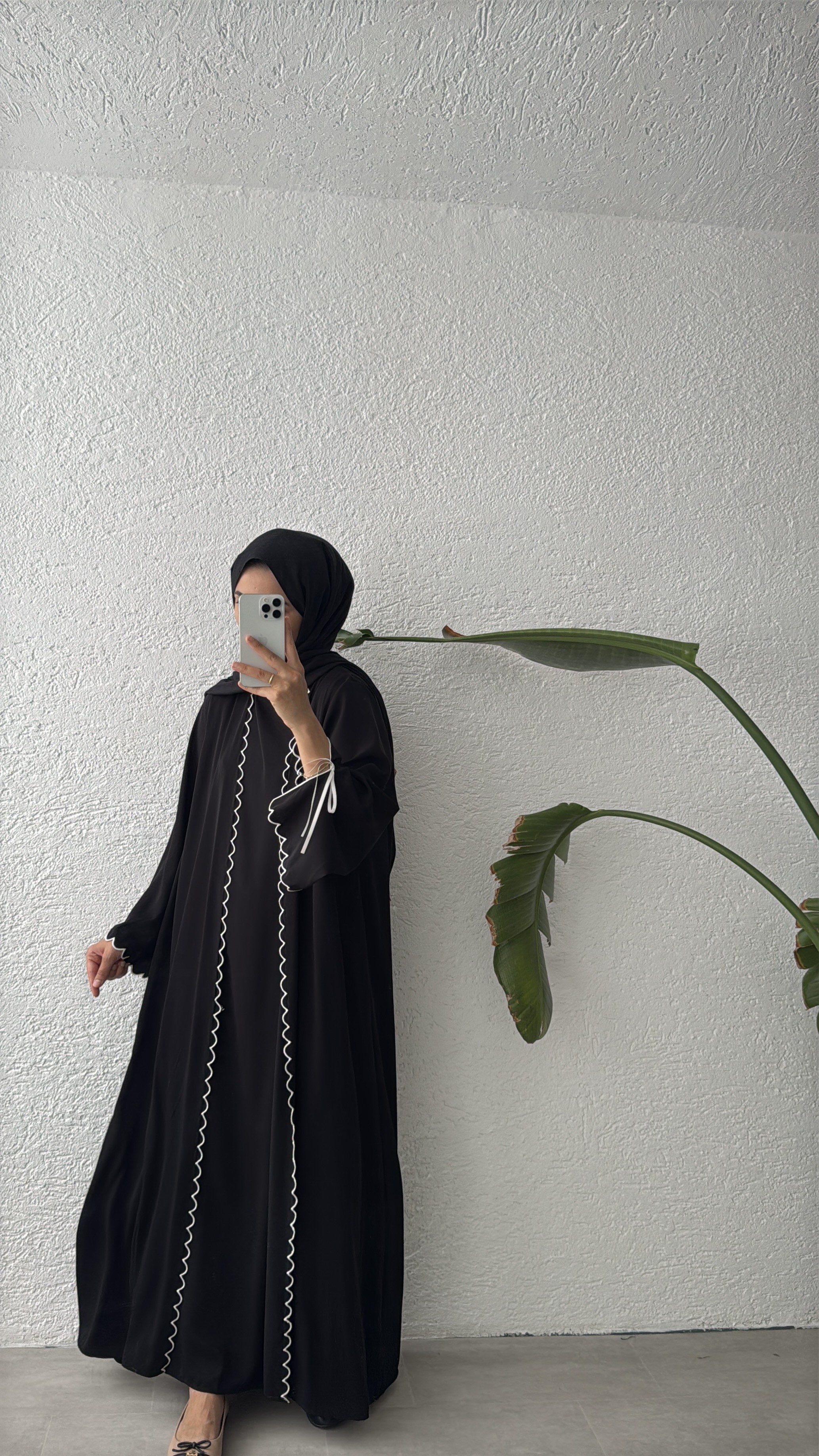 İÇ ELBİSELİ ABAYA 2'Lİ TAKIM