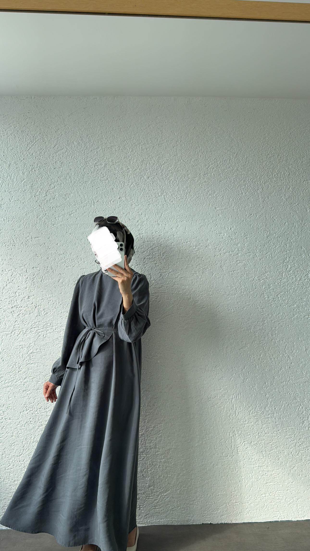 LEUR ELBİSE - ANTRASİT 