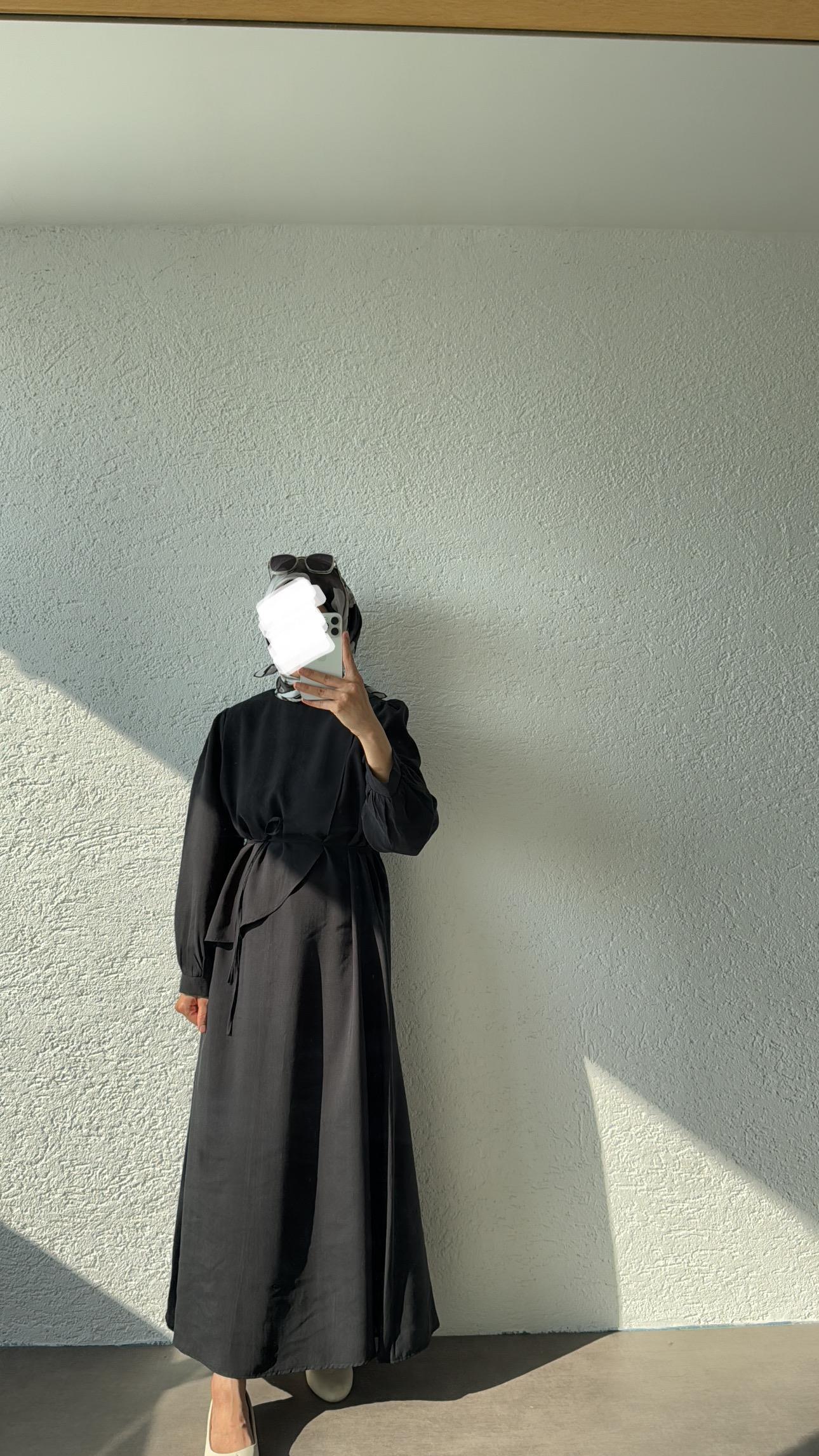 LEUR ELBİSE - SİYAH