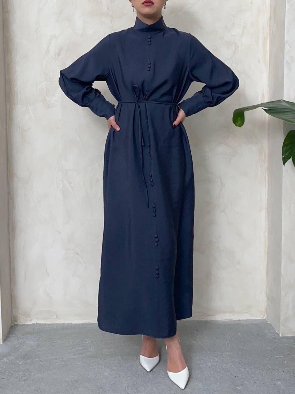 LİNE ELBİSE - LACİVERT