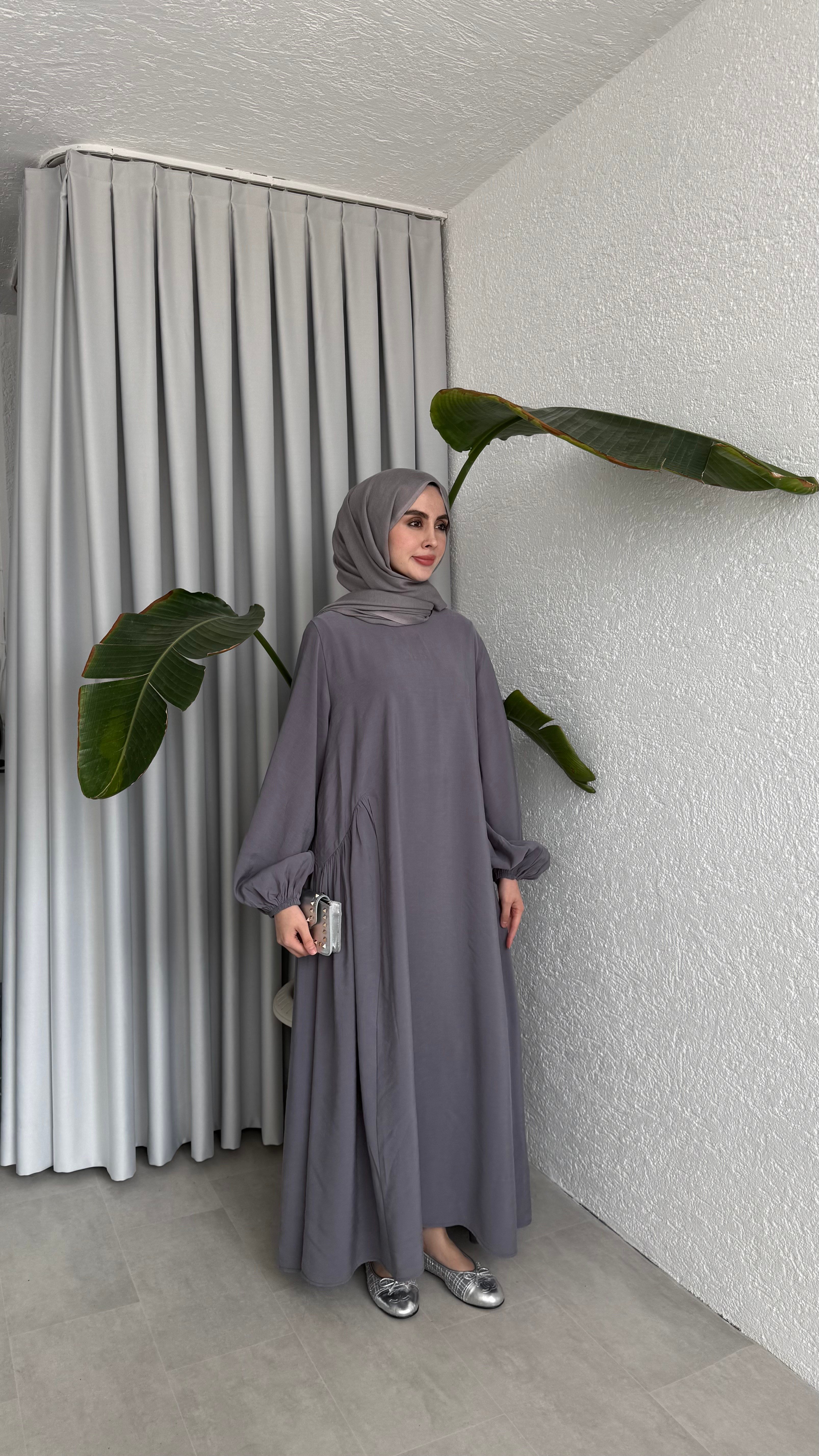 LOTUS CUPRA ELBİSE - ANTRASİT