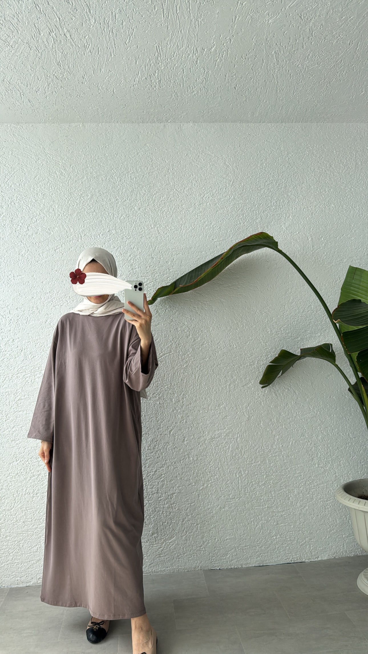 RAHAT KESİM PAMUKLU ELBİSE - LEYLAK