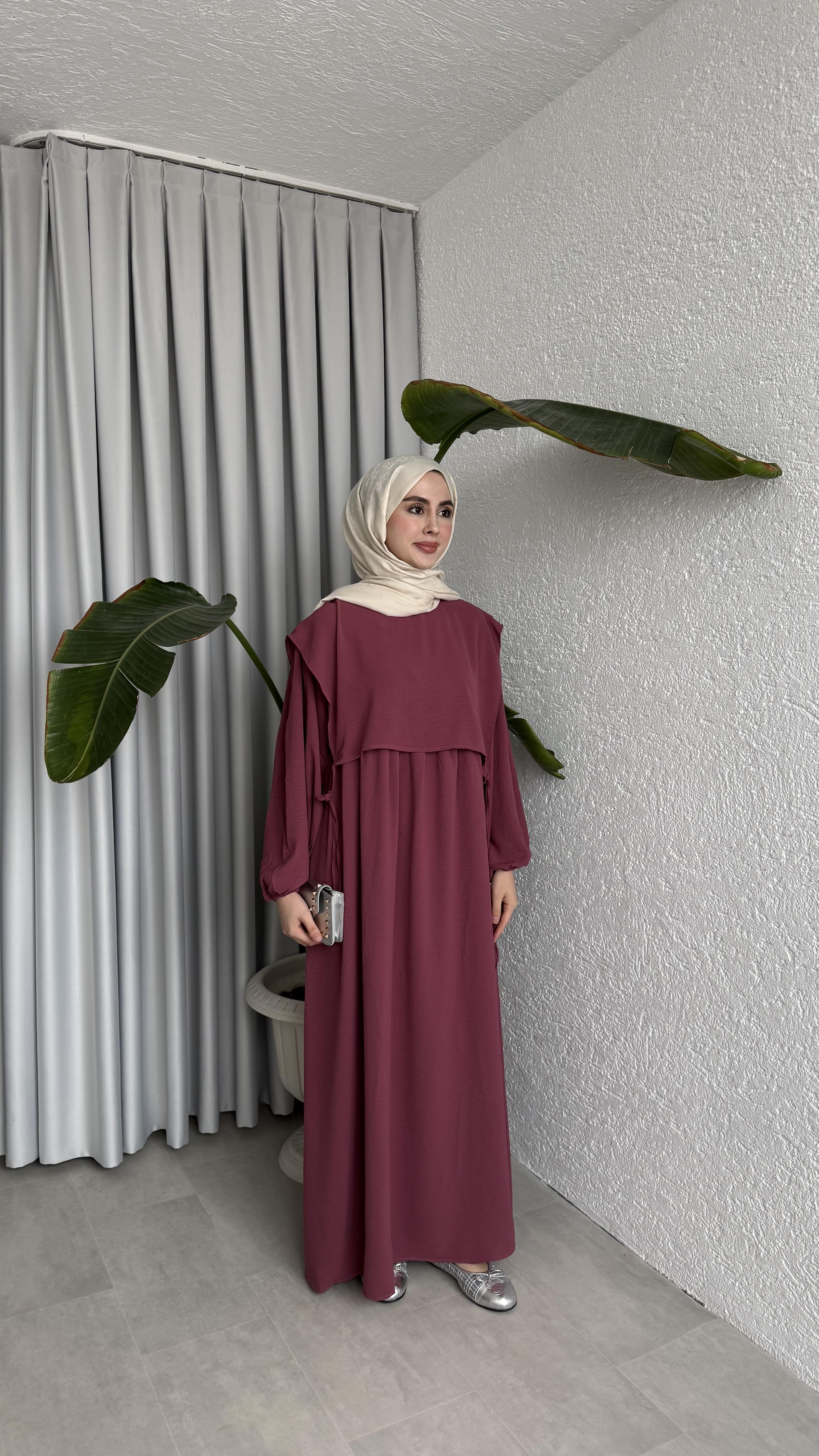 SAYE ELBİSE GÜL