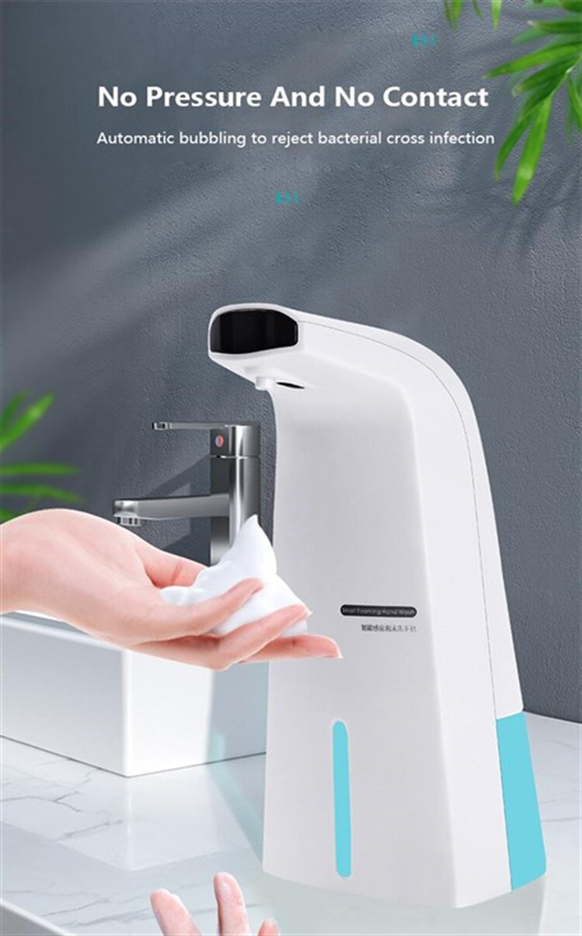 Sensorlu Sıvı Sabunluk Kopuk Verici 21x10x5cm 250ml - ertyapimarket.com