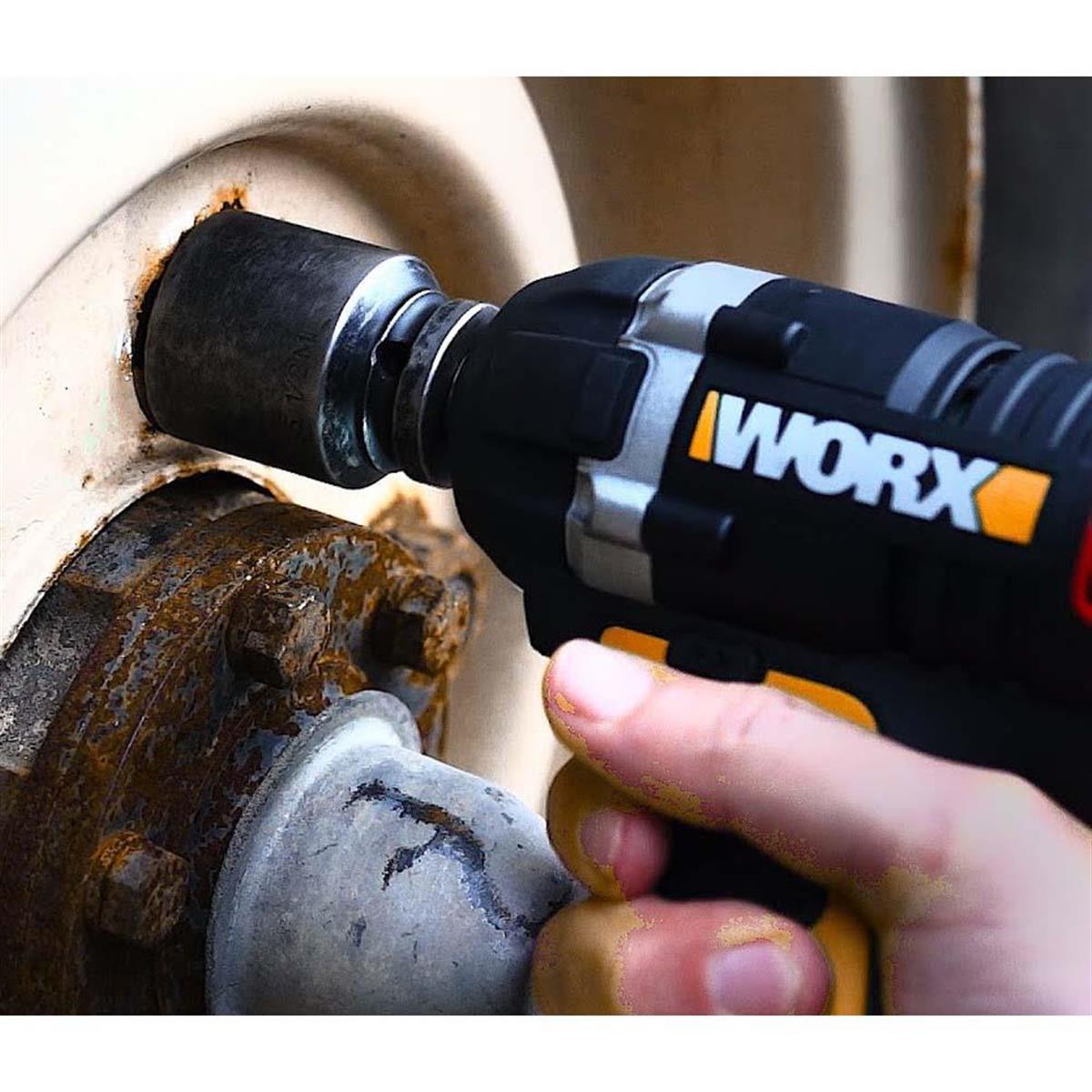 WORX WX279 20Volt 2.0Ah Li ion Cift Akulu arjl 300Nm Komursuz Profesyonel Somun S kma ertyapimarket